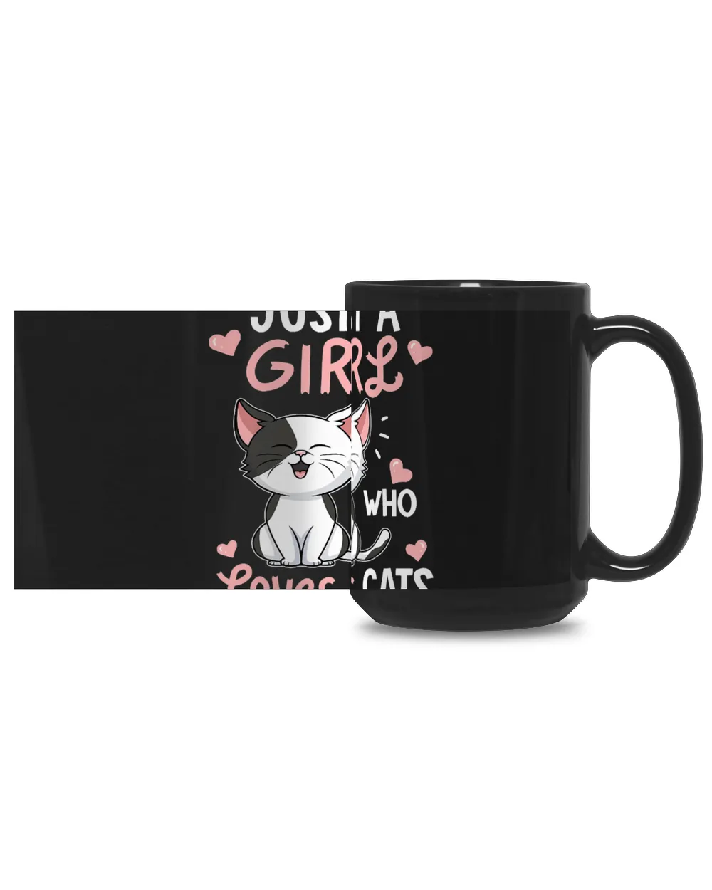 Just A Girl Who Loves Cats Tshirt Cute Cat Lover Gifts
