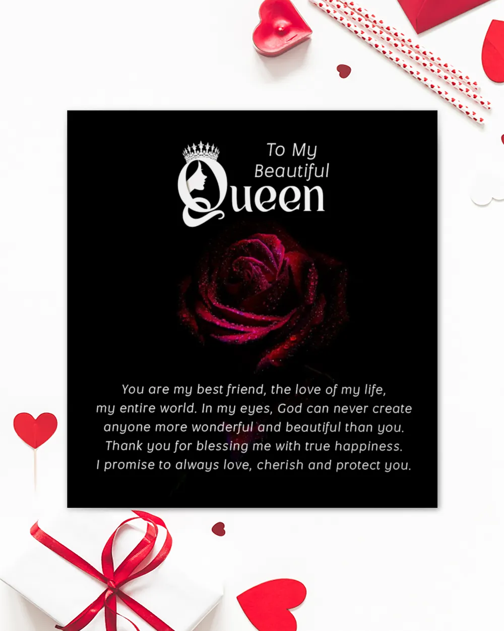 To my beautiful queen-You are my best friend