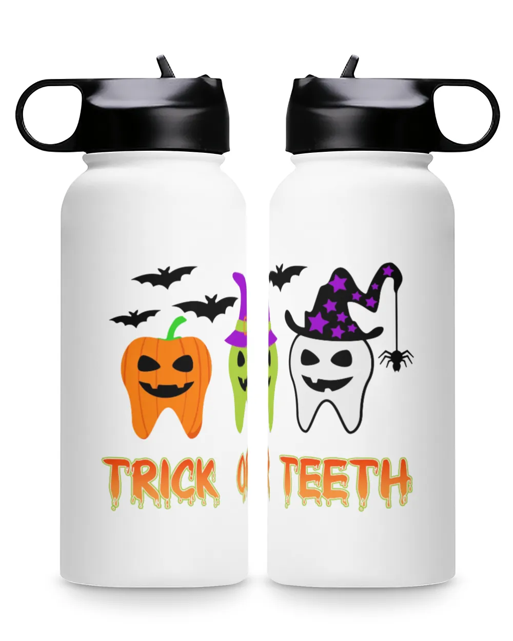 Halloween Dentist Premium Water Bottle Trick Or Teeth Cute