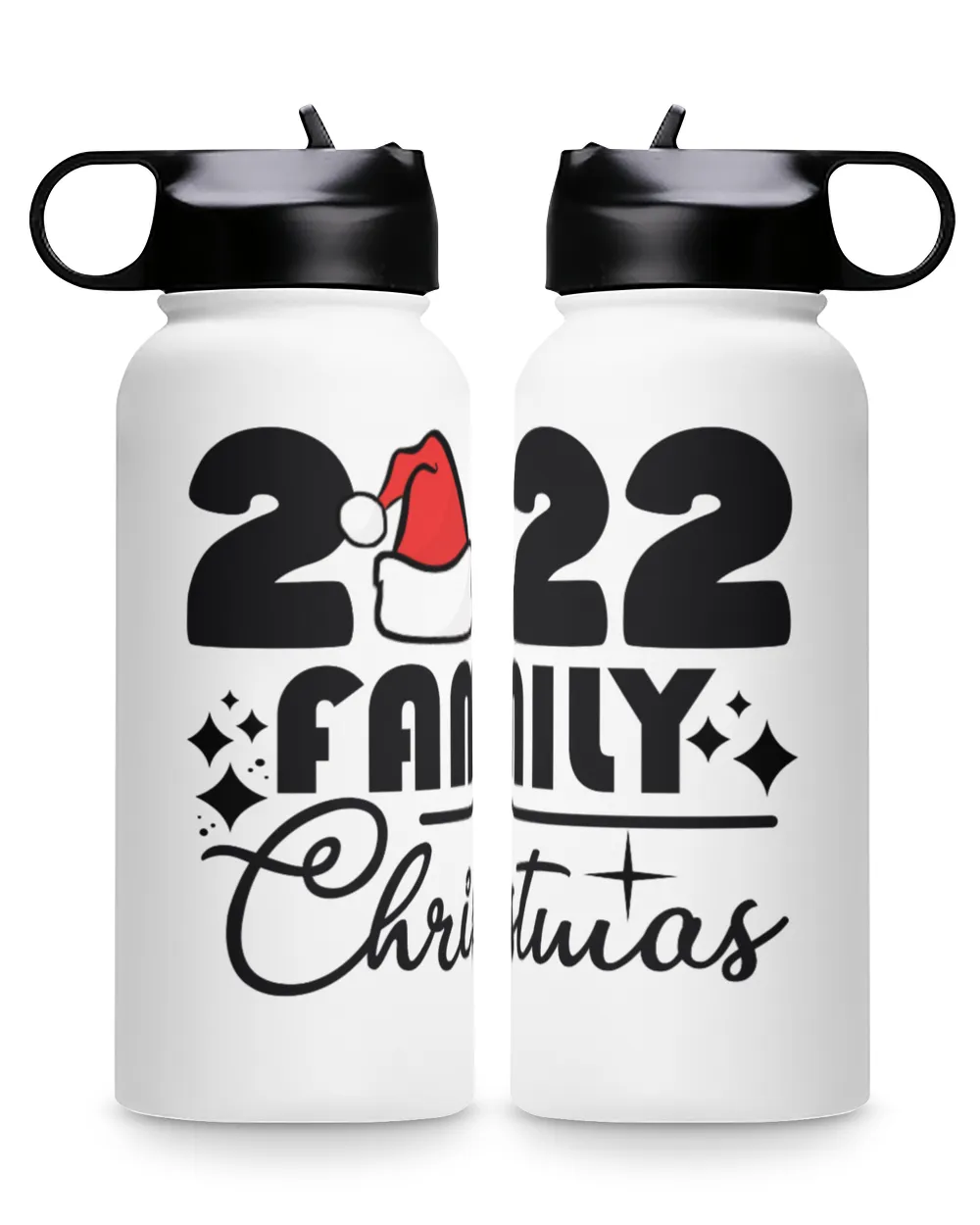 2022 Family Christmas Premium Water Bottle