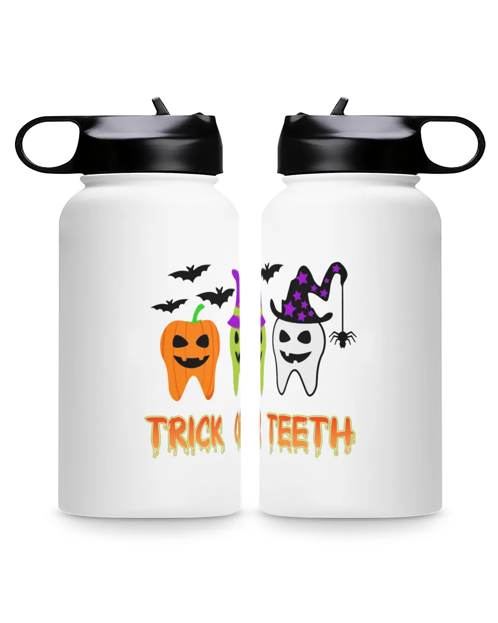 Halloween Dentist Premium Water Bottle Trick Or Teeth Cute