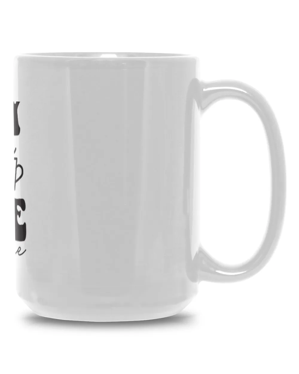 Messy Bun Coffee and Patience White Mug 15oz white 15oz
