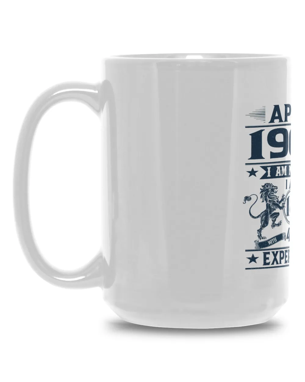 April 1960 USA12 White Mug 15oz white 15oz