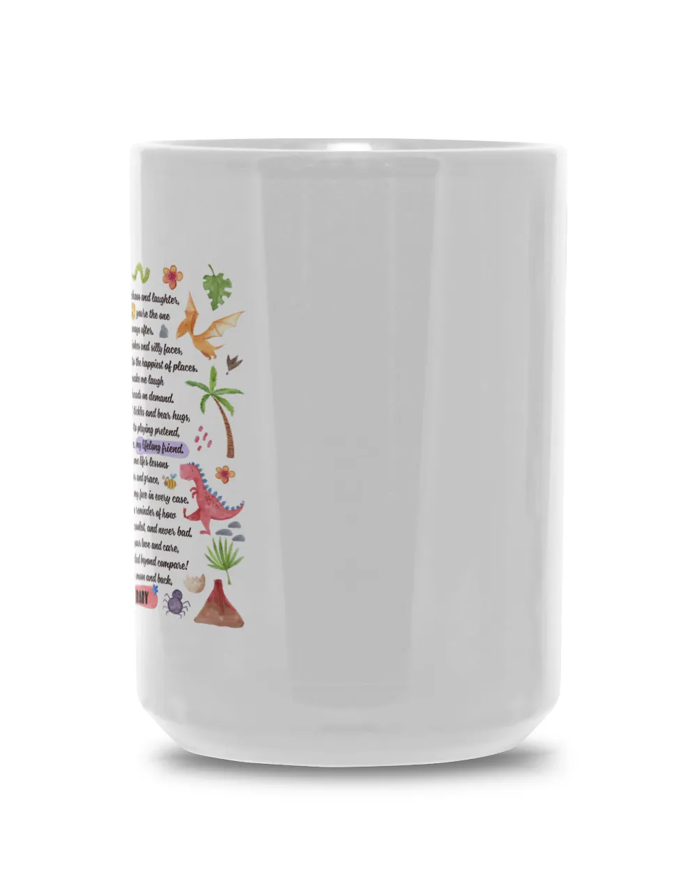 Best Dad Ever, You're The One Who's Always After. Personalized Mug, Gift for Dad, Father's Day Gift, Funny Dinosaur Mug, Mug For Dad, Butt Mug