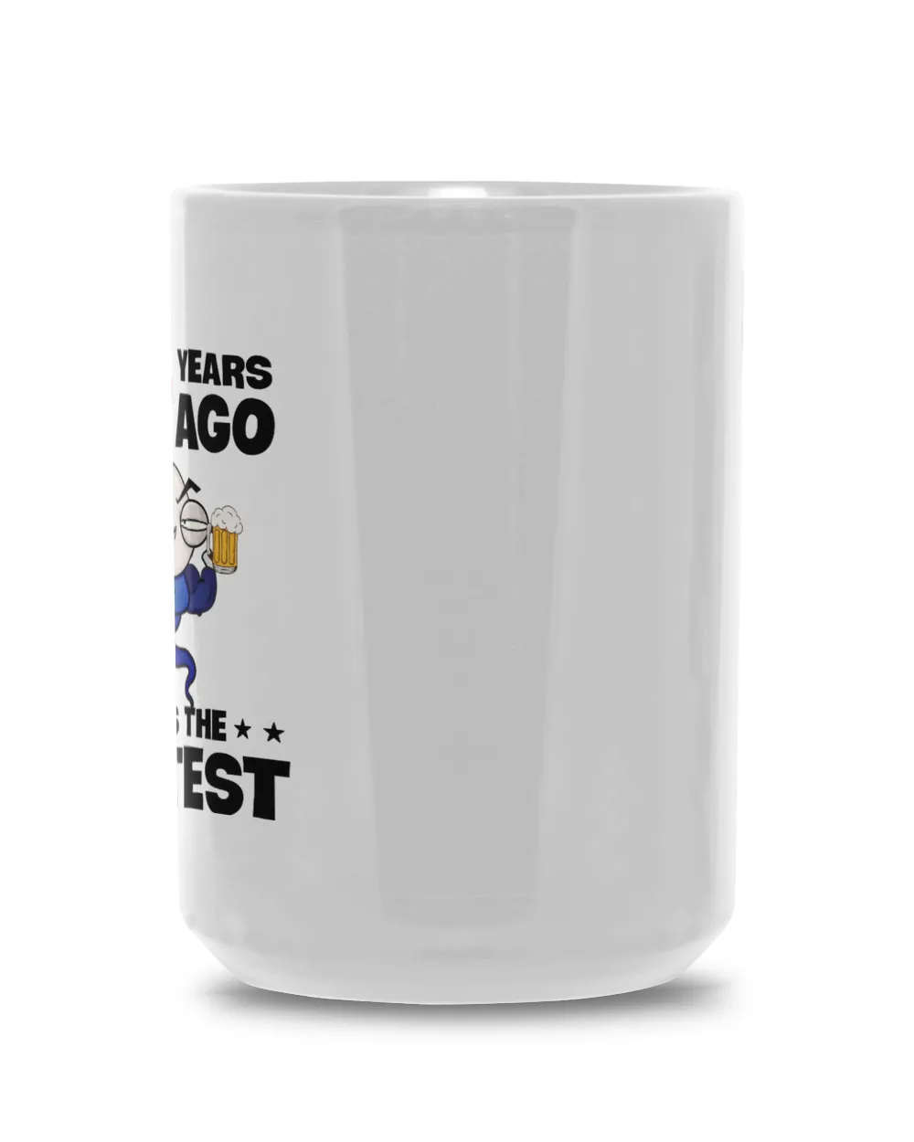 30-40-50 Year Ago I Was The Fastest, Gift for Dad, Father's Day Gift, Birthday Gift Funny Dinosaur Mug, Mug For Dad