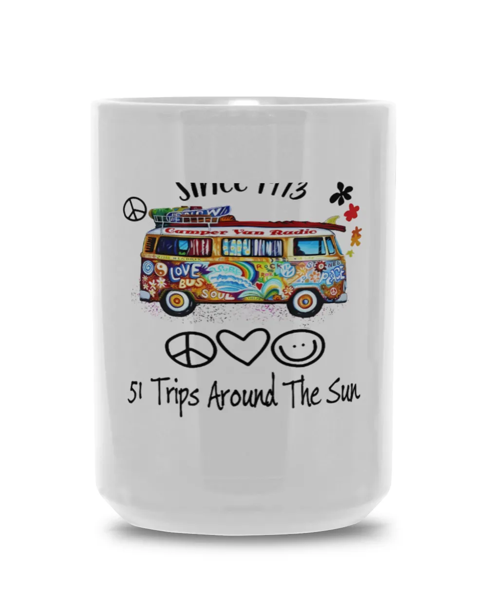 1973 USA57 White Mug 15oz white 15oz