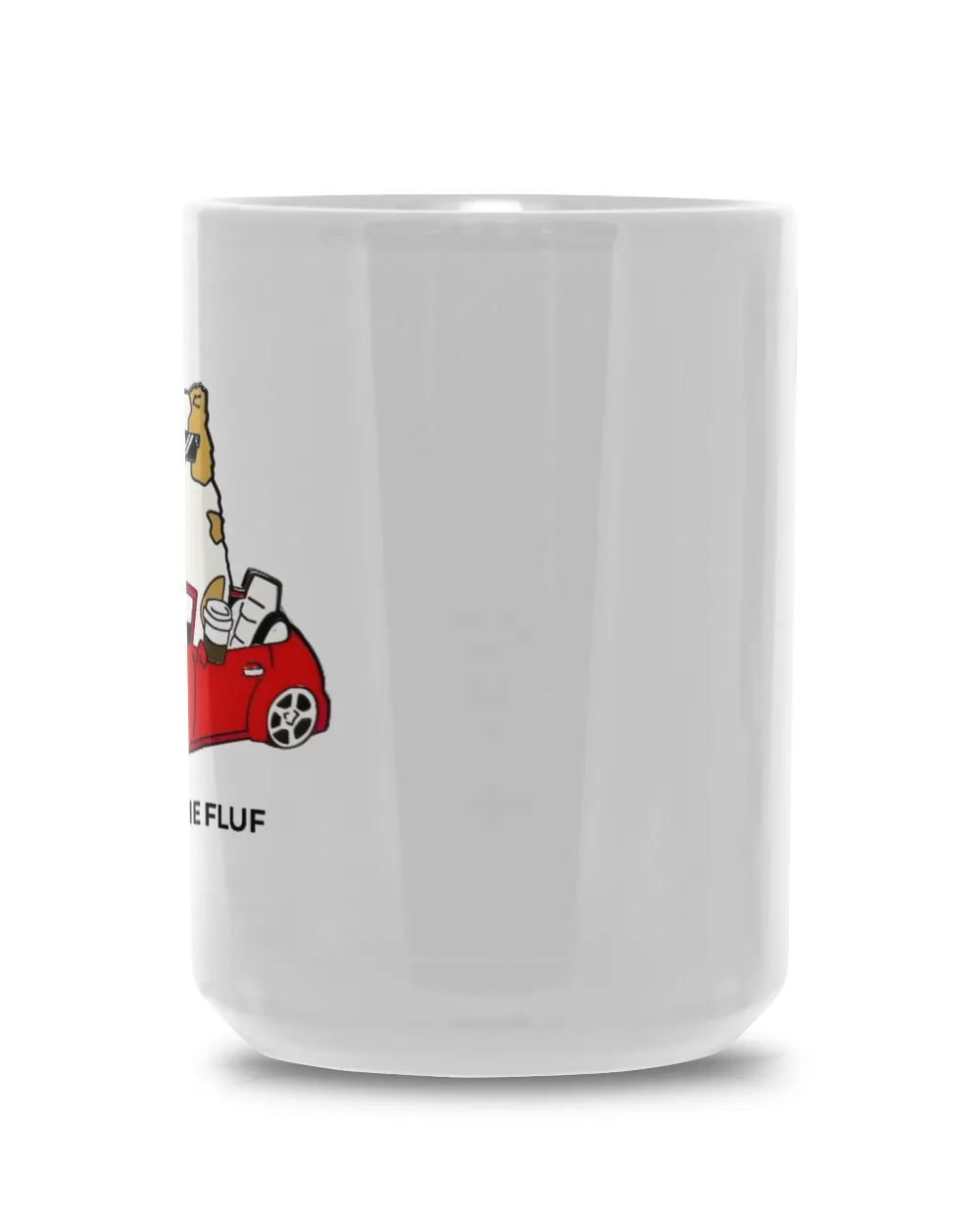 Koda the Fluff Love White Mug 15oz white 15oz