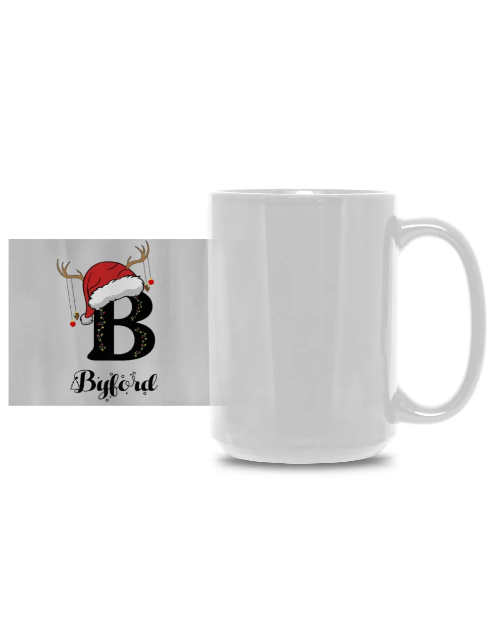 BYFORD Christmas White Mug 15oz white 15oz