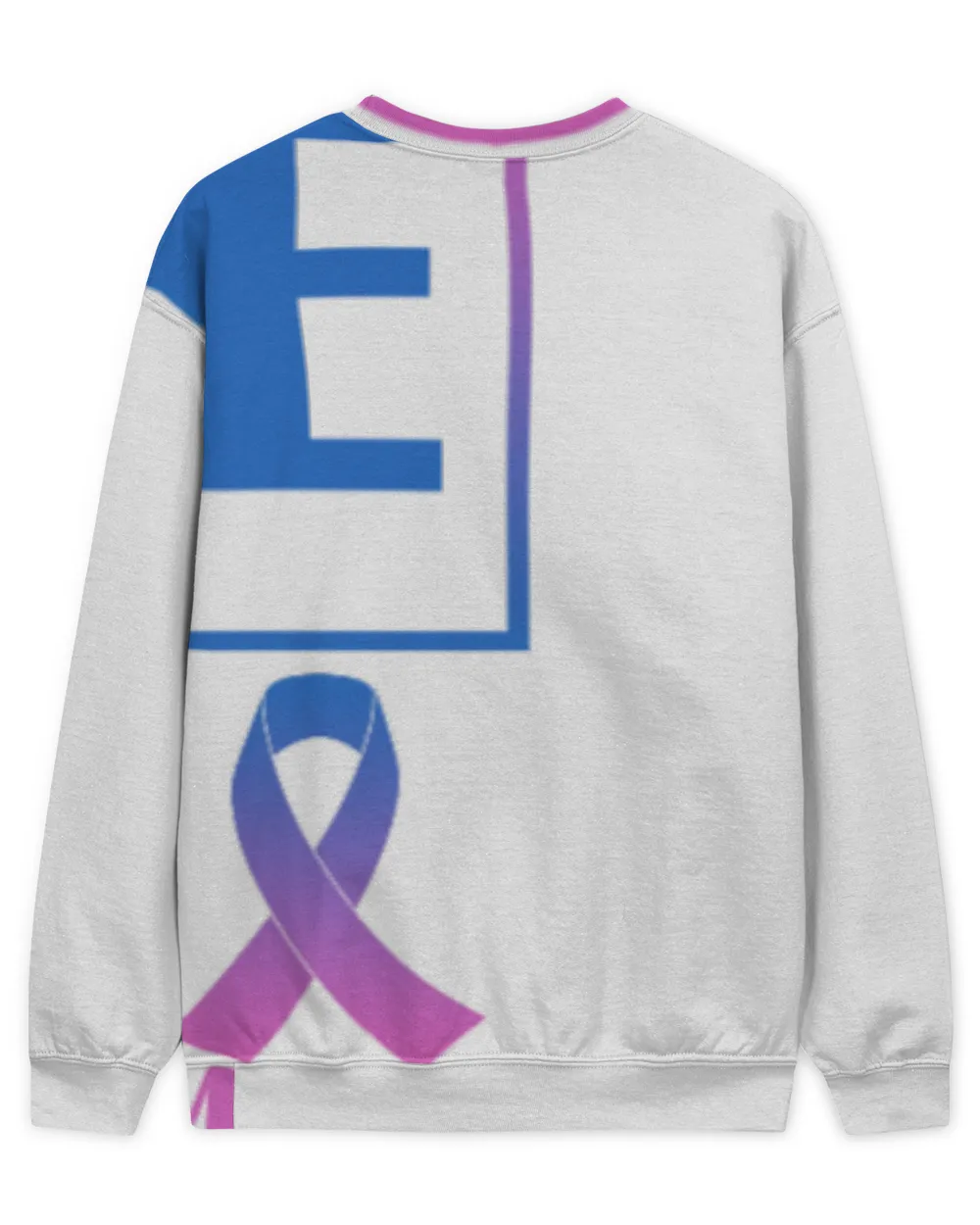 I Wear Pink Blue For My Kind Mother Thyroid Cancer Awareness