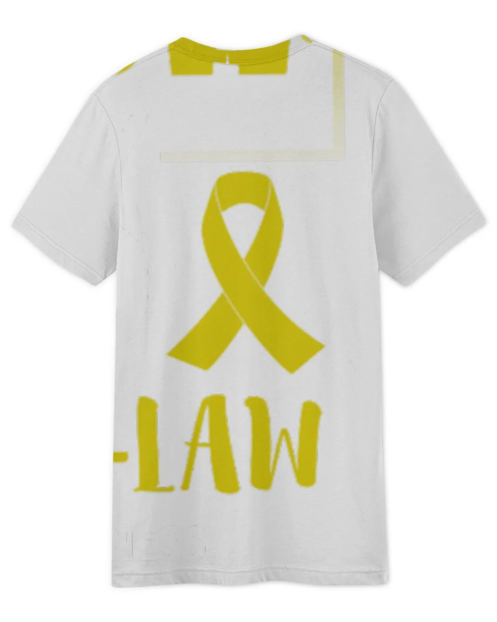 I Wear Dark Yellow For My Kind Mother-In-Law Bone Cancer Awareness