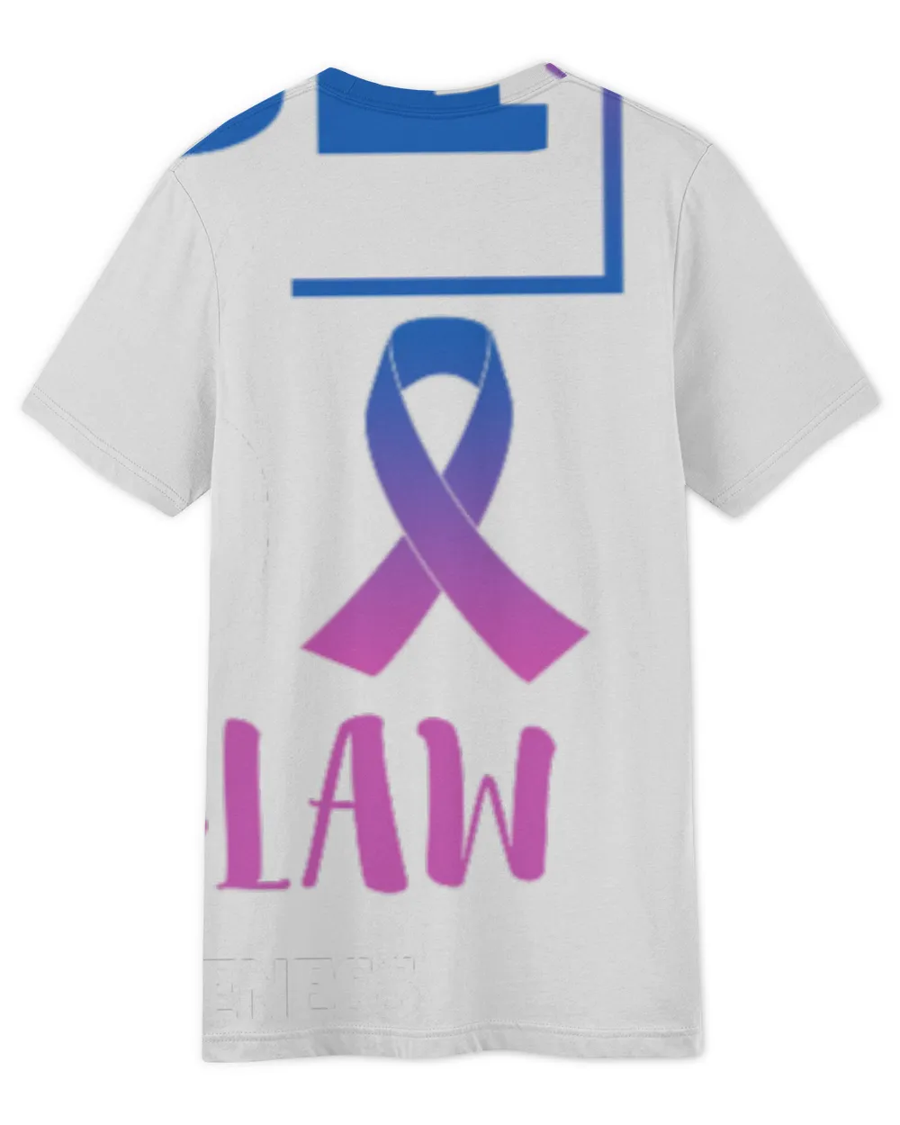 I Wear Pink Blue For My Kind Father-In-Law Thyroid Cancer Awareness