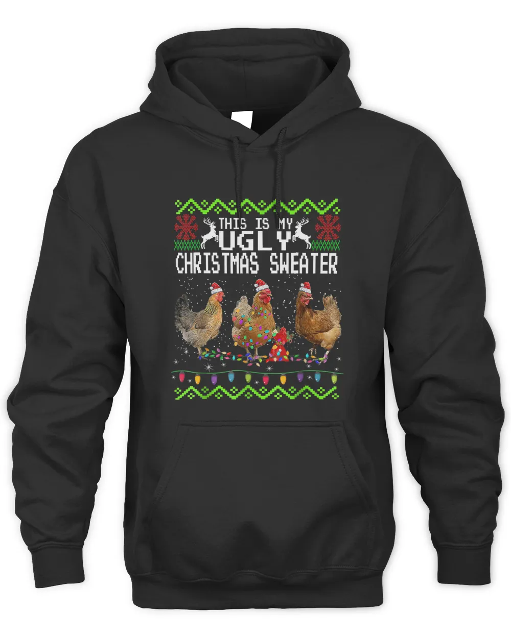 Chicken Christmas This Is My Ugly Sweater