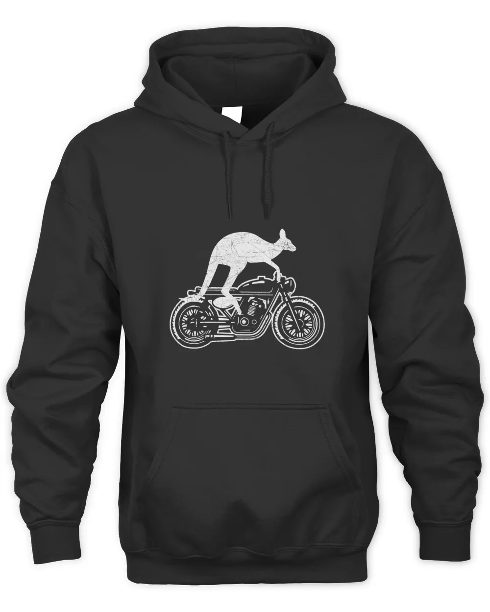 Kangaroo Gift Riding Motorbike Australia Motorcycle Bikers Funny