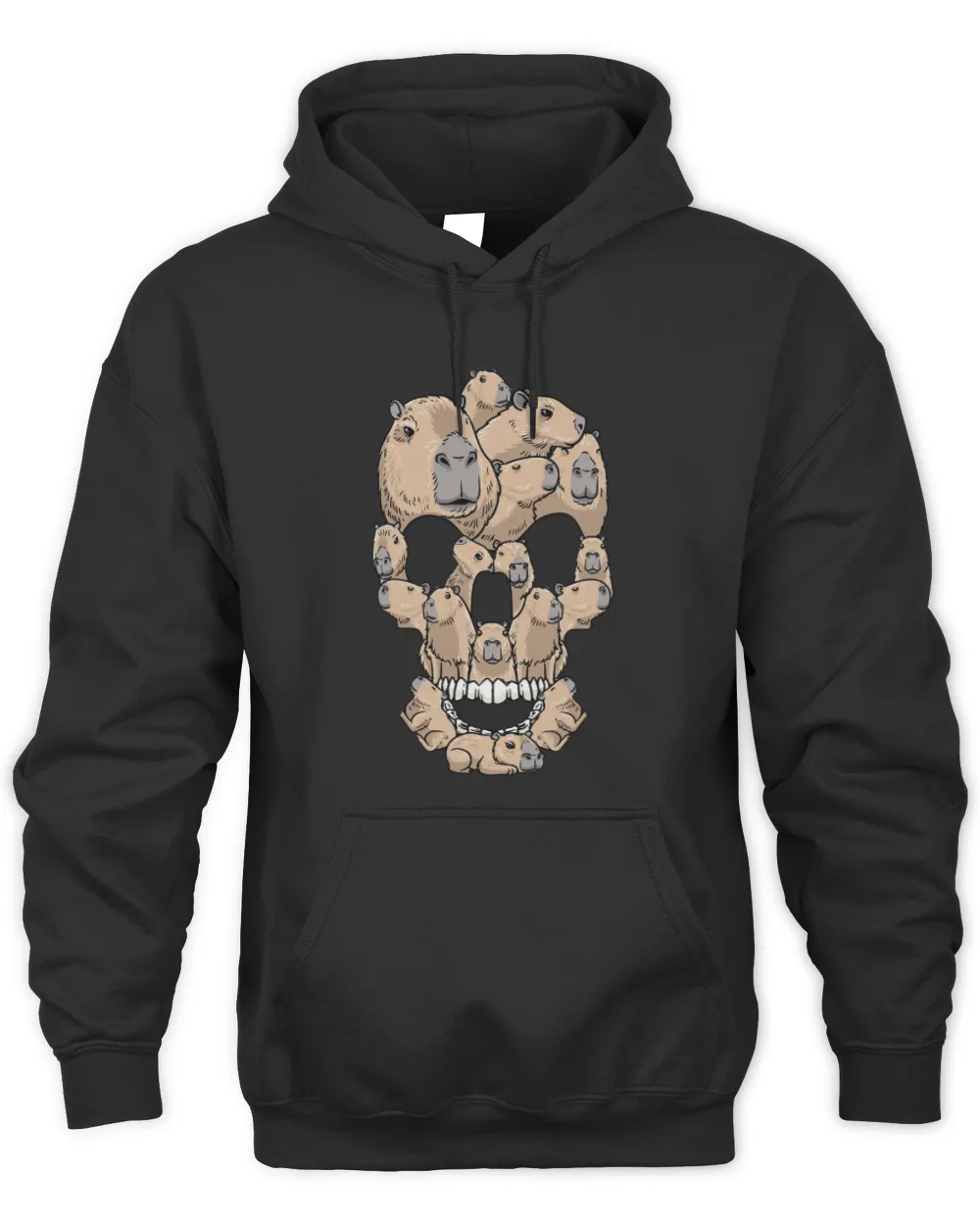 Capybara Mammal Skull Funny Men Women