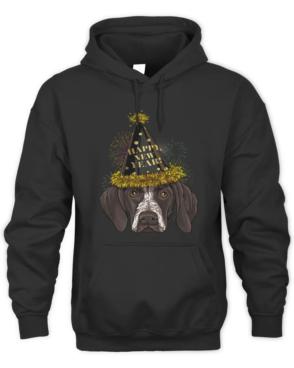 New Year German Shorthaired Pointer New Years Eve Party GSP302