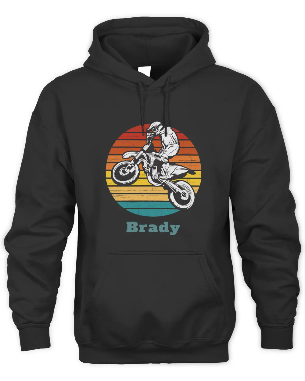 Brady Boys Personalized Dirt bike Motorbike Vintage Sunset