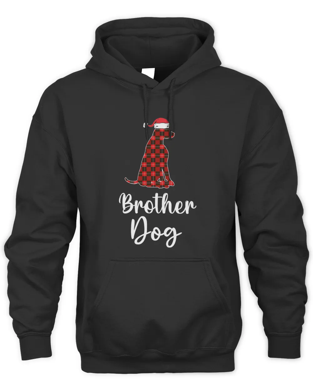 Brother Dog Buffalo Red Plaid Christmas Pajama Family Outfit