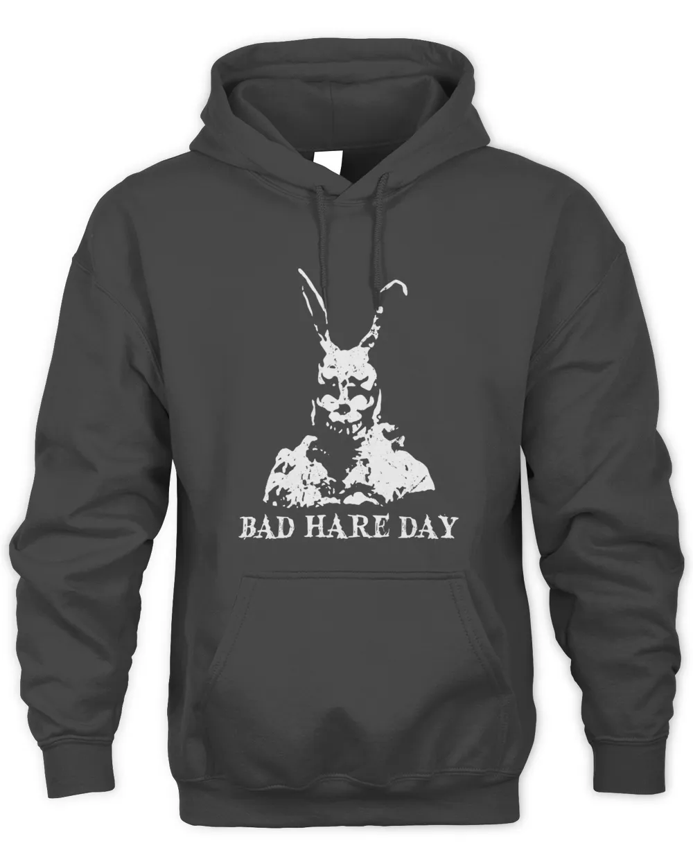 Funny Bad Hare Day Horror Easter Day Badass Rabbit Graphic