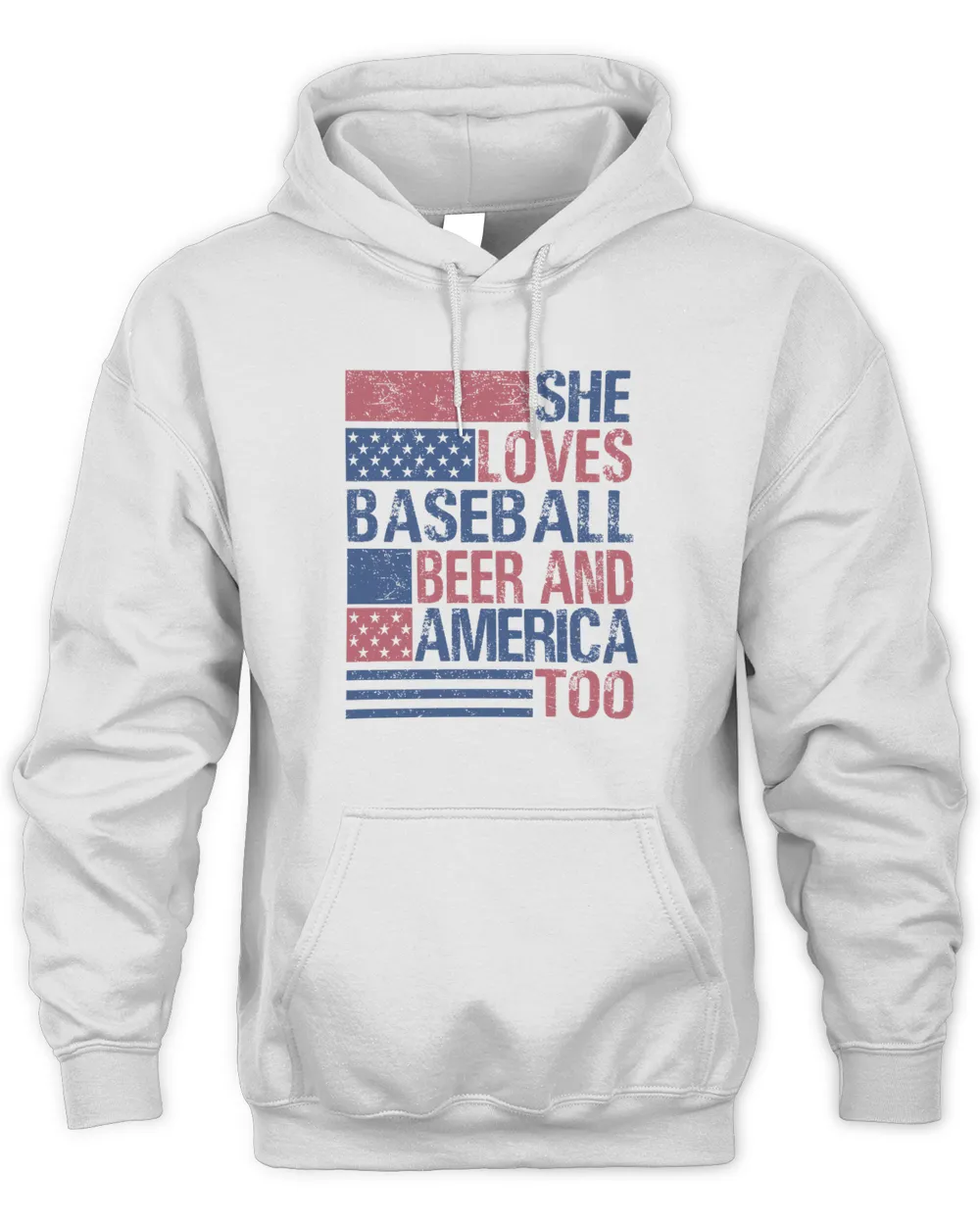 She Loves Baseball Beer And America Too