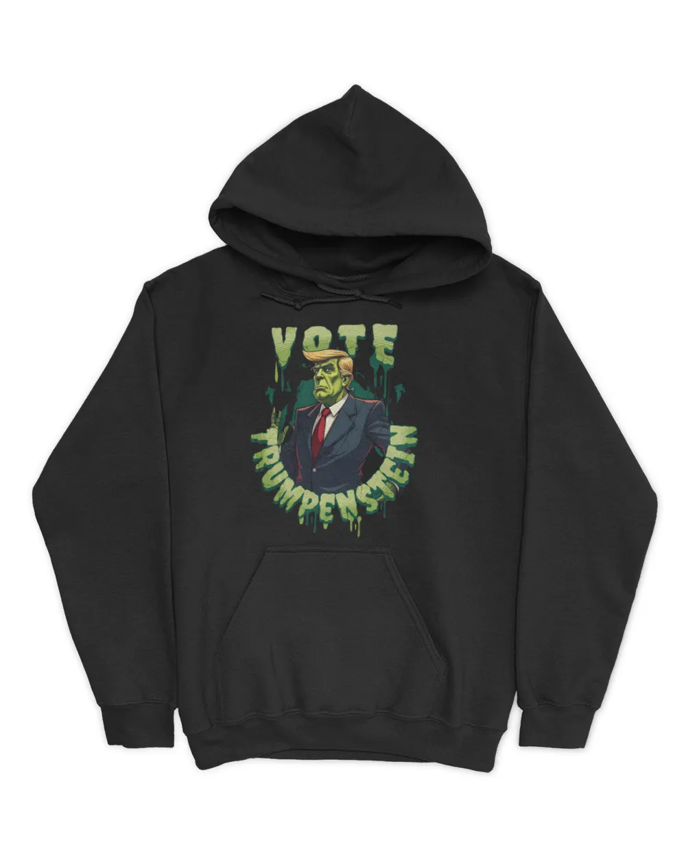 Vote Trumpenstein T Shirt Lustiges Politisches Halloween Shirt Trump Frankenstein Parodie Gruseliger Wahlstimmung Halloween Monster Trump Design Copy Unisex Premium Hoodie black s