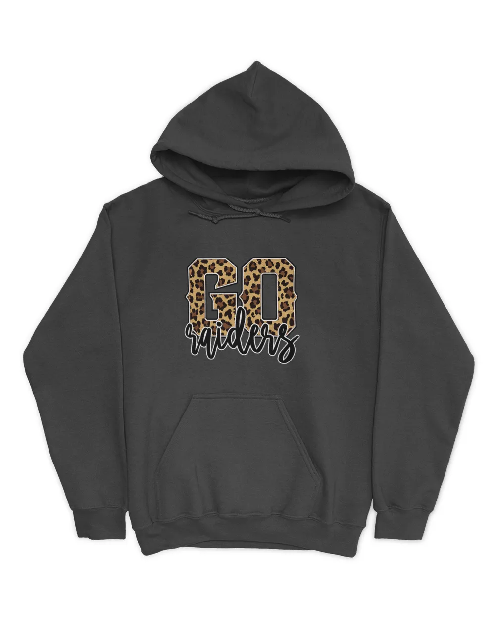 Raiders Go Raiders Leopard Print Womens Cheetah Graphic