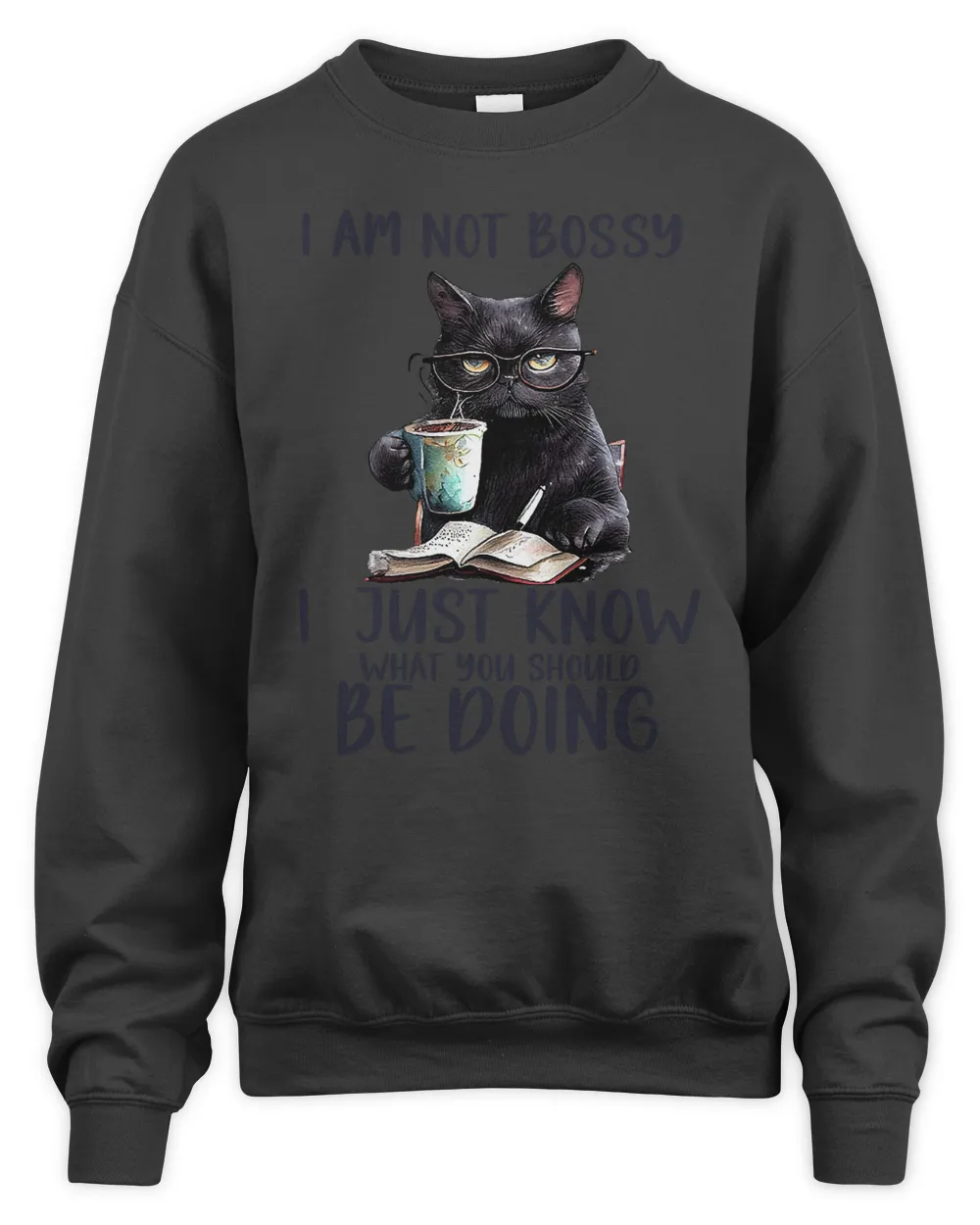 I Am Not Bossy Black Cat Lover Gifts