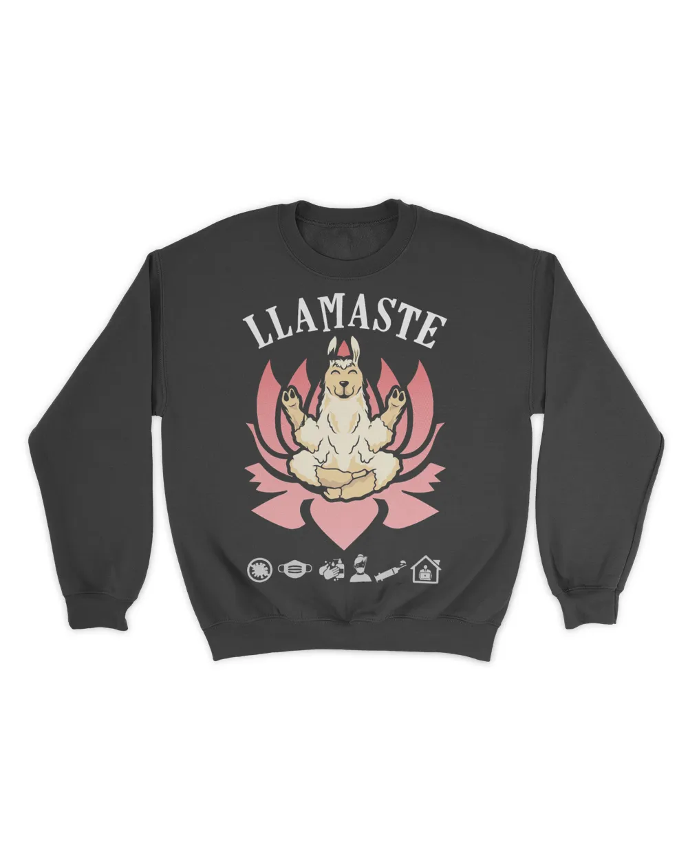 Llama Doing Yoga Funny Graphic Tee Plus Size Namaste