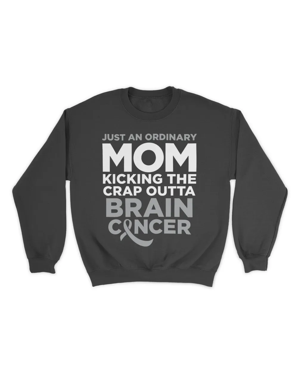 Funny Brain Cancer Fighter Survivor Gift for Mom 2Awareness