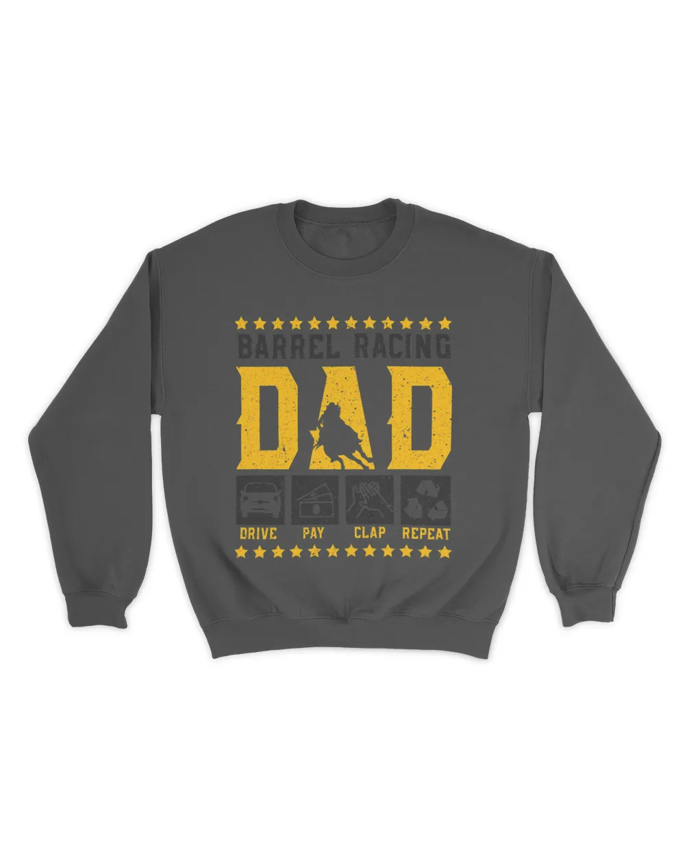 Barrel Racing Dad Funny Mens Fathers Day Cowboy Rodeo 22