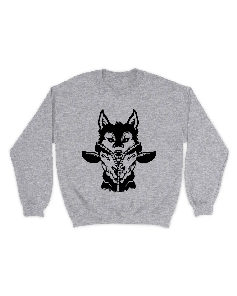 Farmyard farmer zip parody sheep wolf