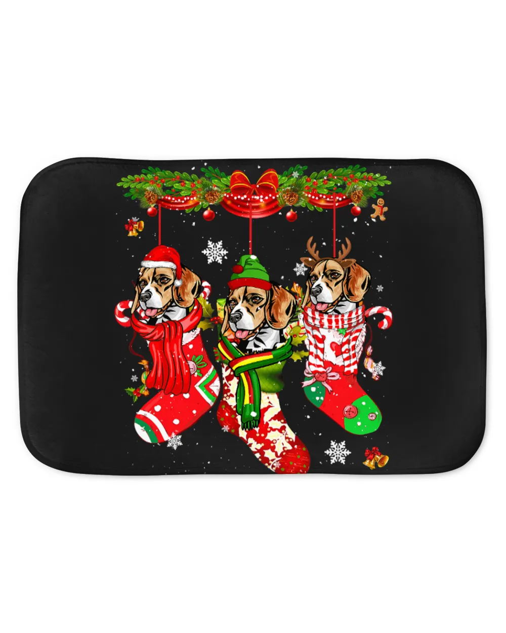 Funny Beagle Christmas Socks Dog Lover Xmas
