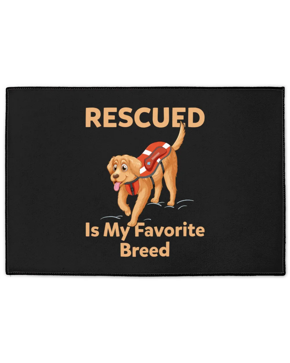 Rescued Is My Favorite Breed Personalized Grandpa Grandma Mom Sister For Dog Lovers