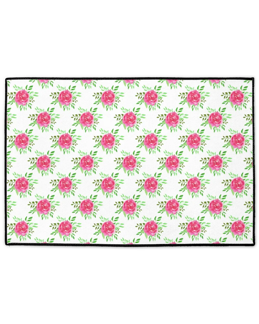 Floral Fabric Mat