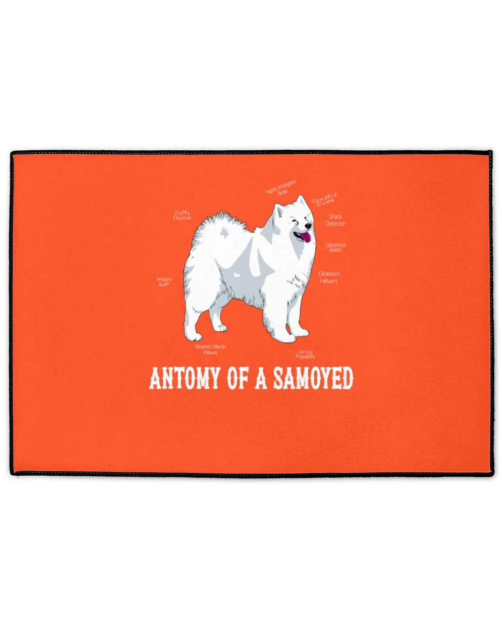 Samoyed Dog Anatomy