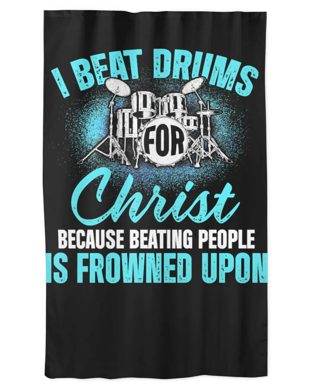 Drum Lover Christian Beat Church Worship Drum Player print 255 Drummer Drumming