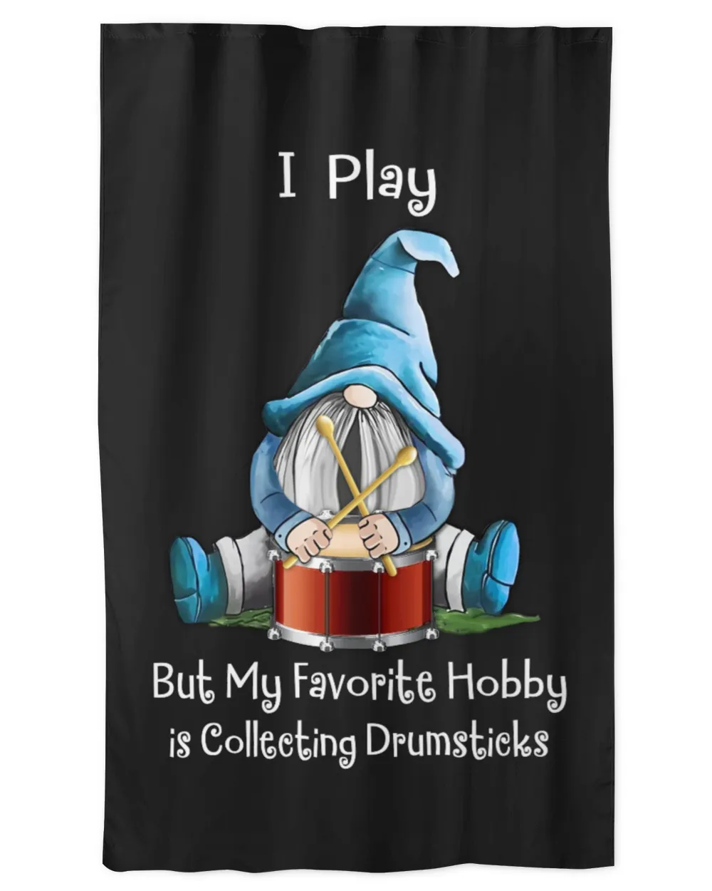 Drum Lover Collecting Drumsticks Gnome Drummer Drumming