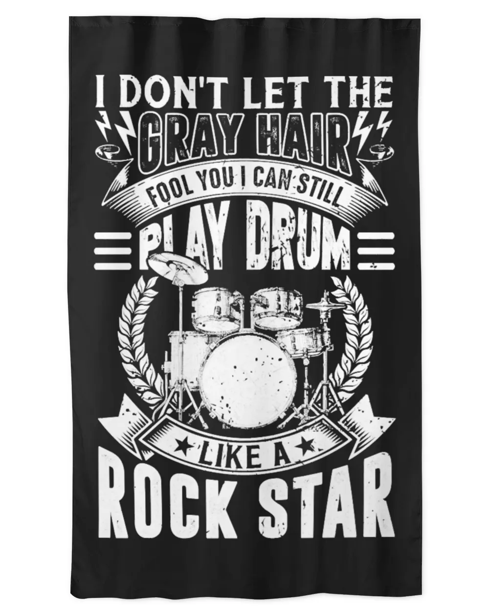 Drum Lover I Dont Let The Gray Hair Fool You I Can Still Play Drum398 Drummer Drumming