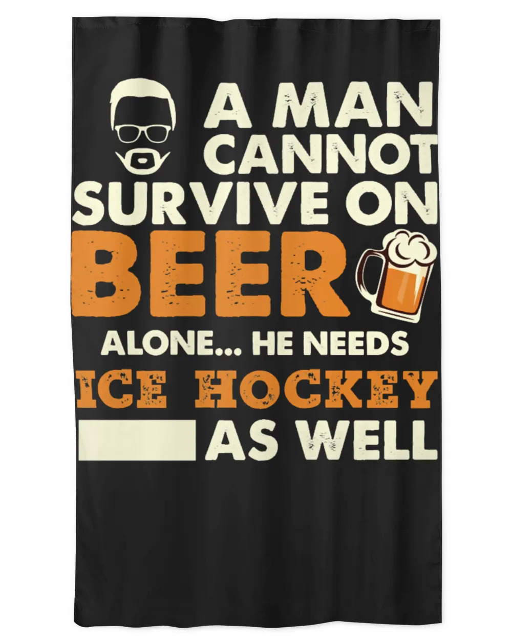 Hockey A Man Cannot Survive On Beer Alone He Needs Ice Hockey As Well 292 player