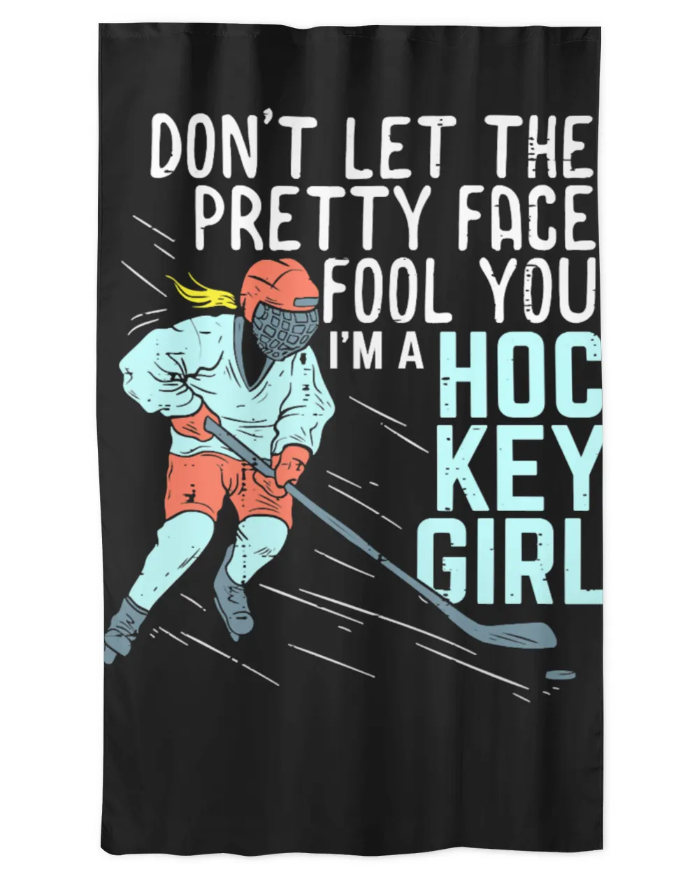 Hockey Dont let the pretty face fool youGirl Hockey Idea 596 player