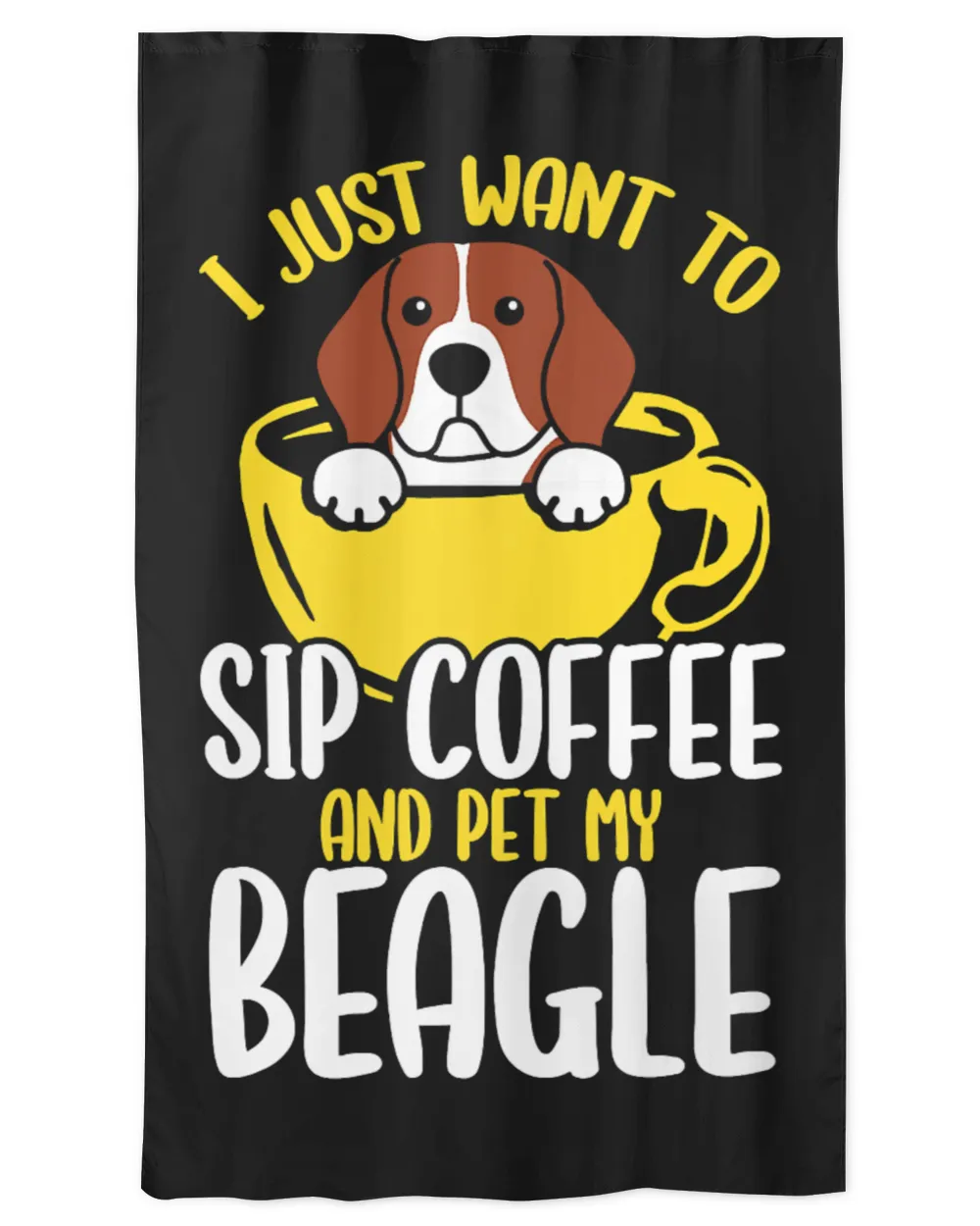 I Just Wanna Sip Coffee And Pet My Pet Owner 175 Beagle Dog