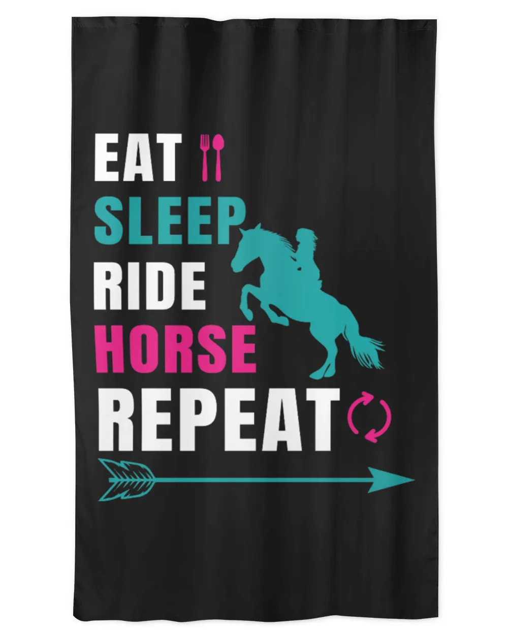 Horse Riding Eat Sleep Ride Horse Repeat2