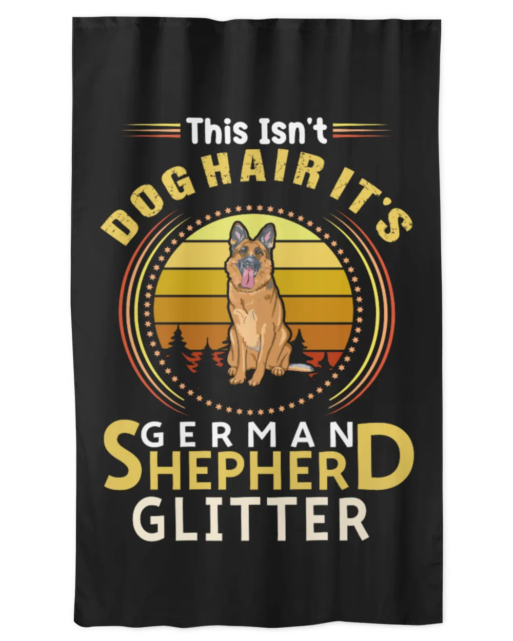 This Isn't Dog Hair It's German Shepherd Glitter Personalized Grandpa Grandma Mom Sister For Dog Lovers