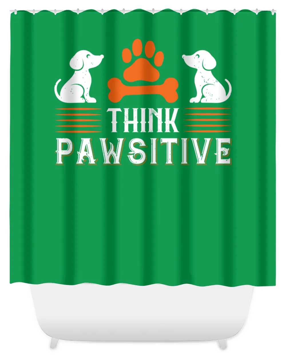 Think Pawsitive Dog Lover Personalized Grandpa Grandma Mom Sister