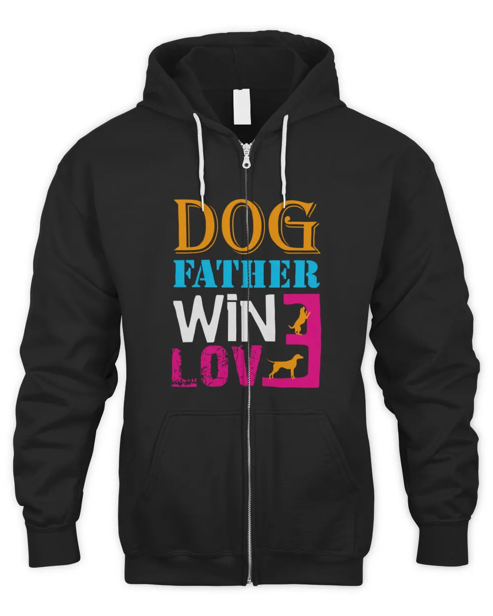 Dog father wine love