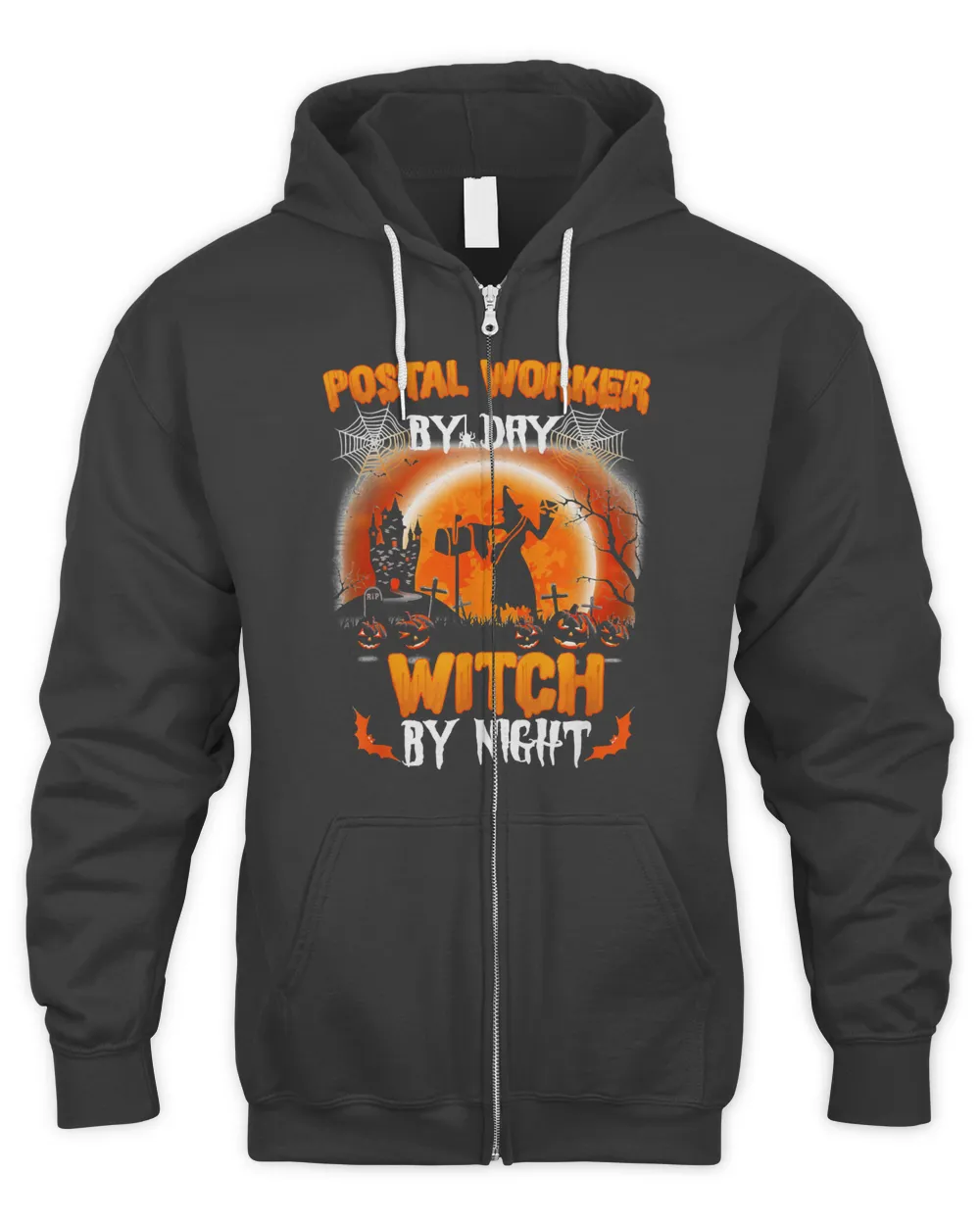 Halloween Postal Worker By Day Witch By Night Funny Halloween Day 296 Pumpkin