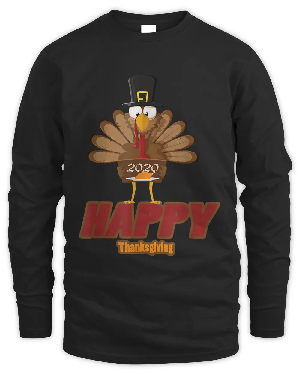 happy thanksgiving day - turkey cartoon gift for the family t-shirt