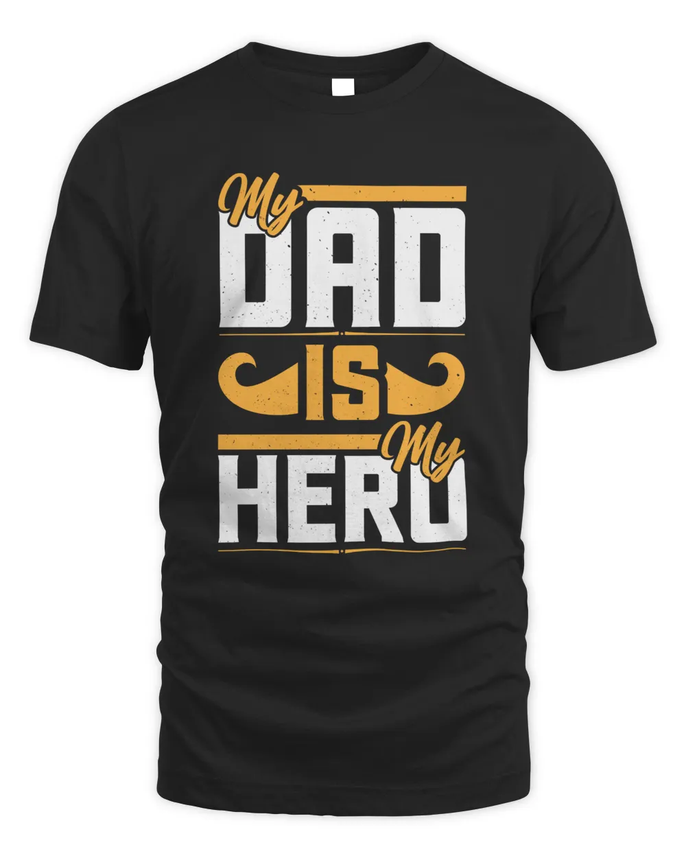 My Dad Is My Hero  (1) Men's Standard T-Shirt black s
