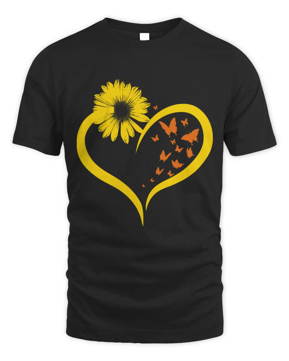 Butterflies Sunflowers Heart Hippie