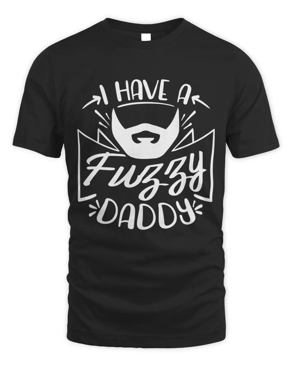I have a fuzzy daddy Men's Standard T-Shirt black s