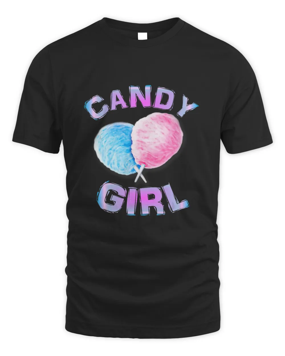Cotton Candy Girl Cute Fun Girls Juniors Women Ages 3 to 63 T-Shirt